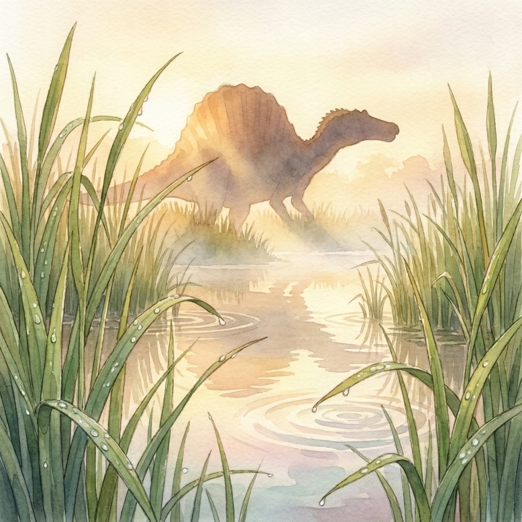 Illustration from Spinosaurus' Towering Sail