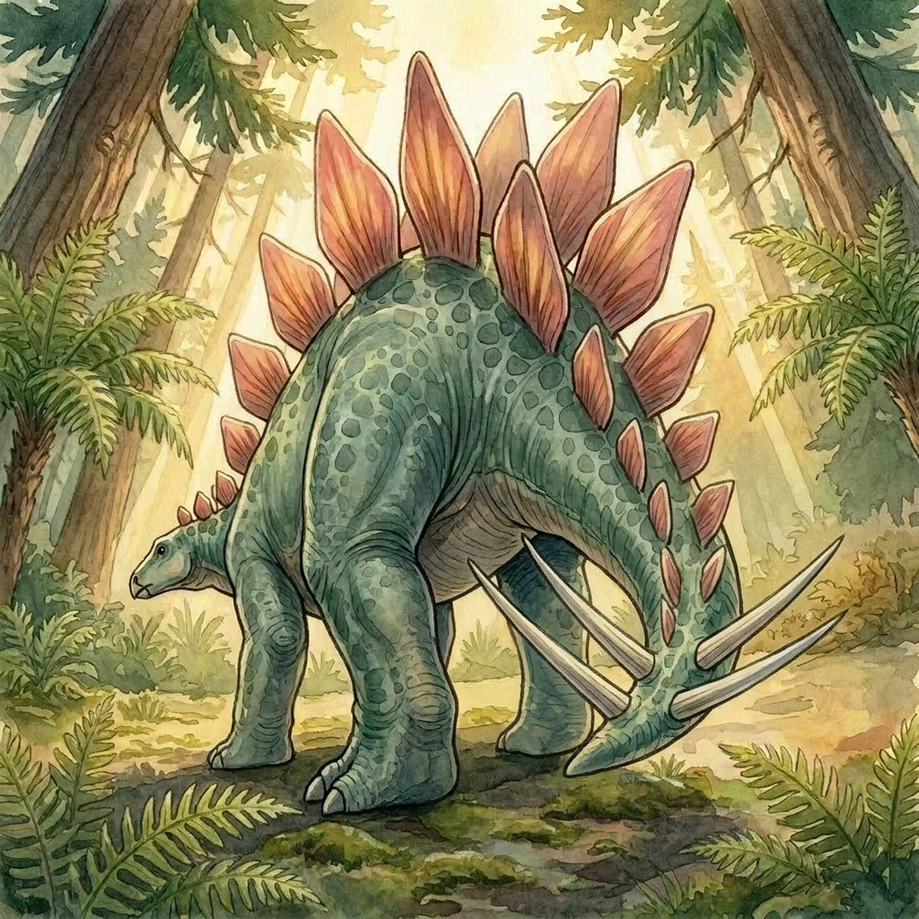 Illustration from Stegosaurus' Spiky Parade