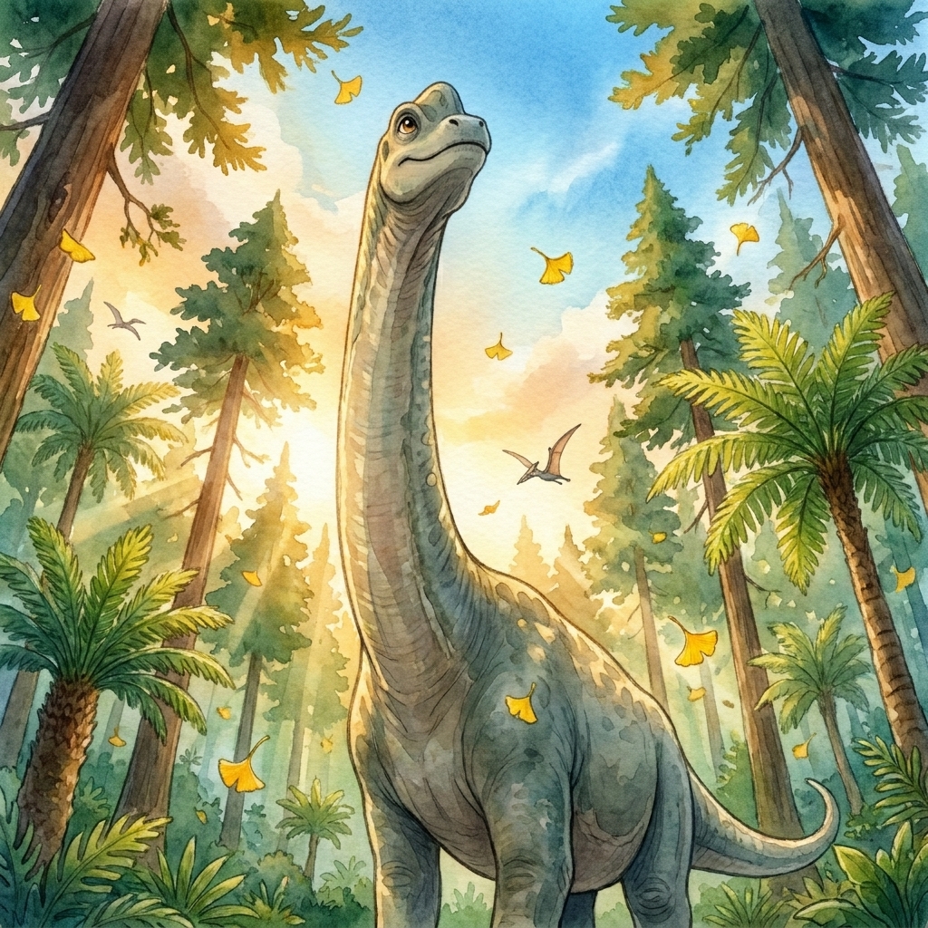 Brachiosaurus' Treetop View