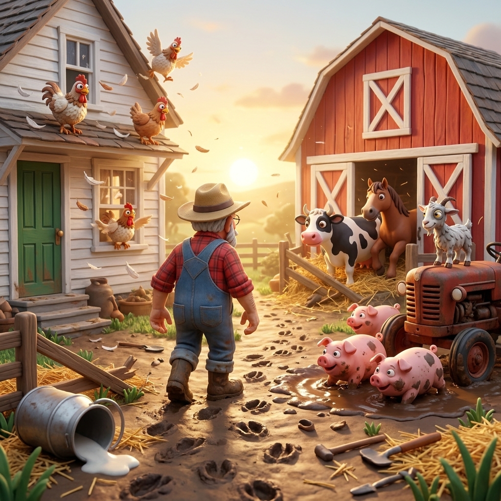 Illustration from Old MacDonald's Big Day