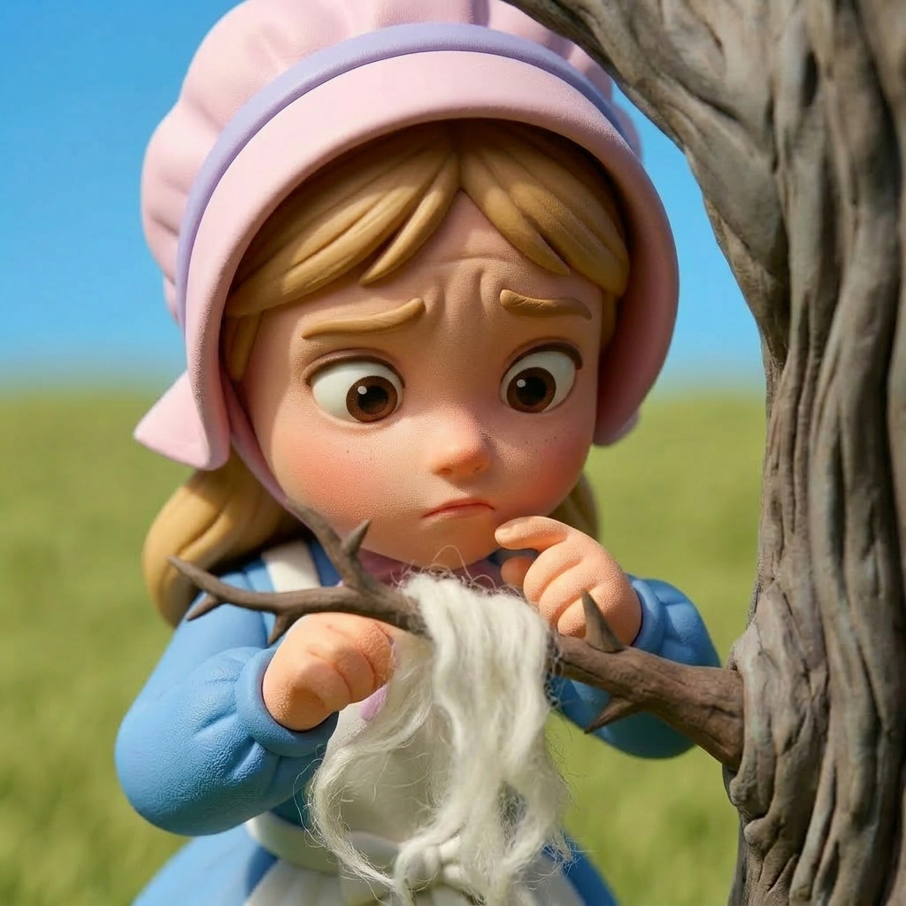 Illustration from Little Bo Peep's Big Search