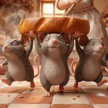 Three Blind Mice's Big Feast