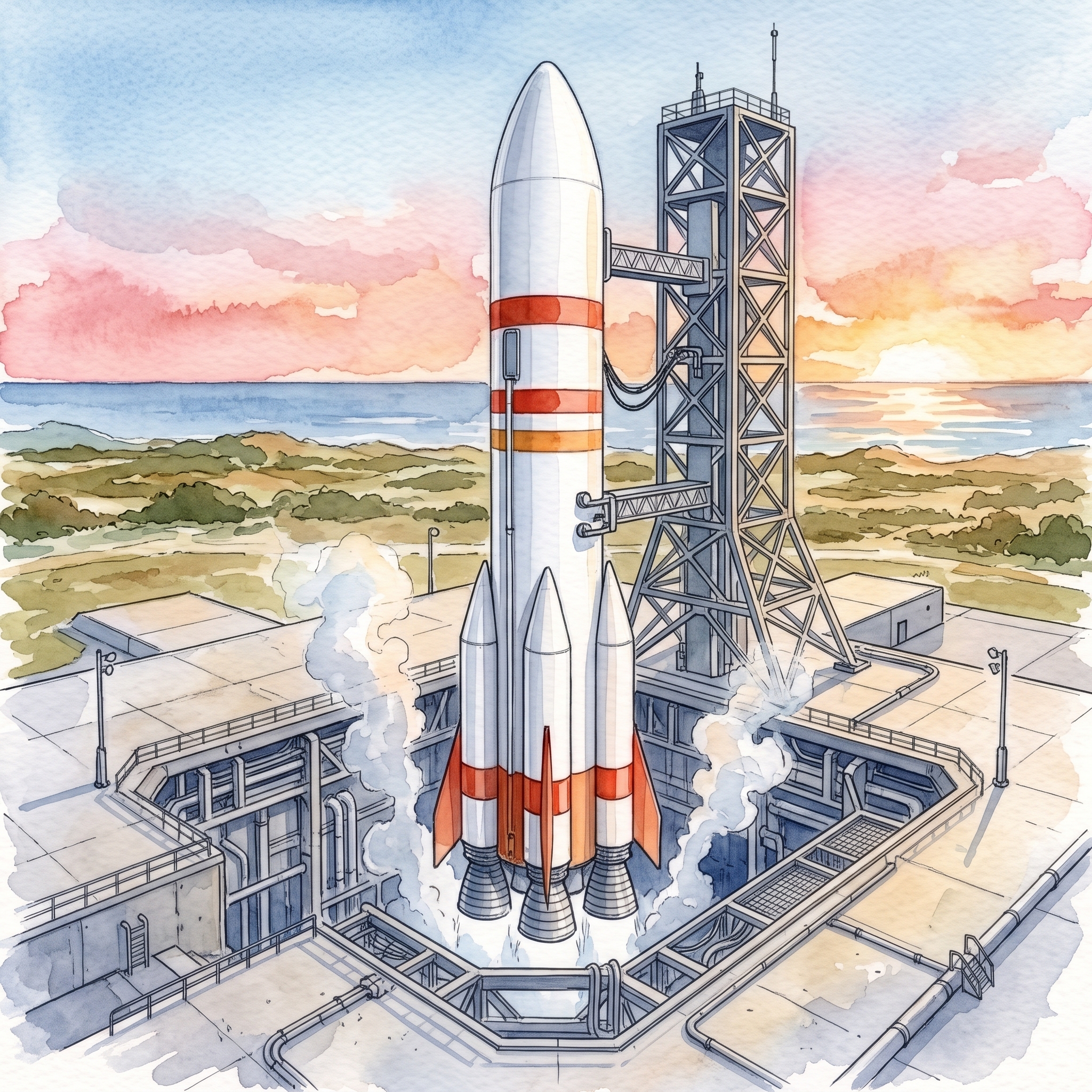 Illustration from Blast Off!
