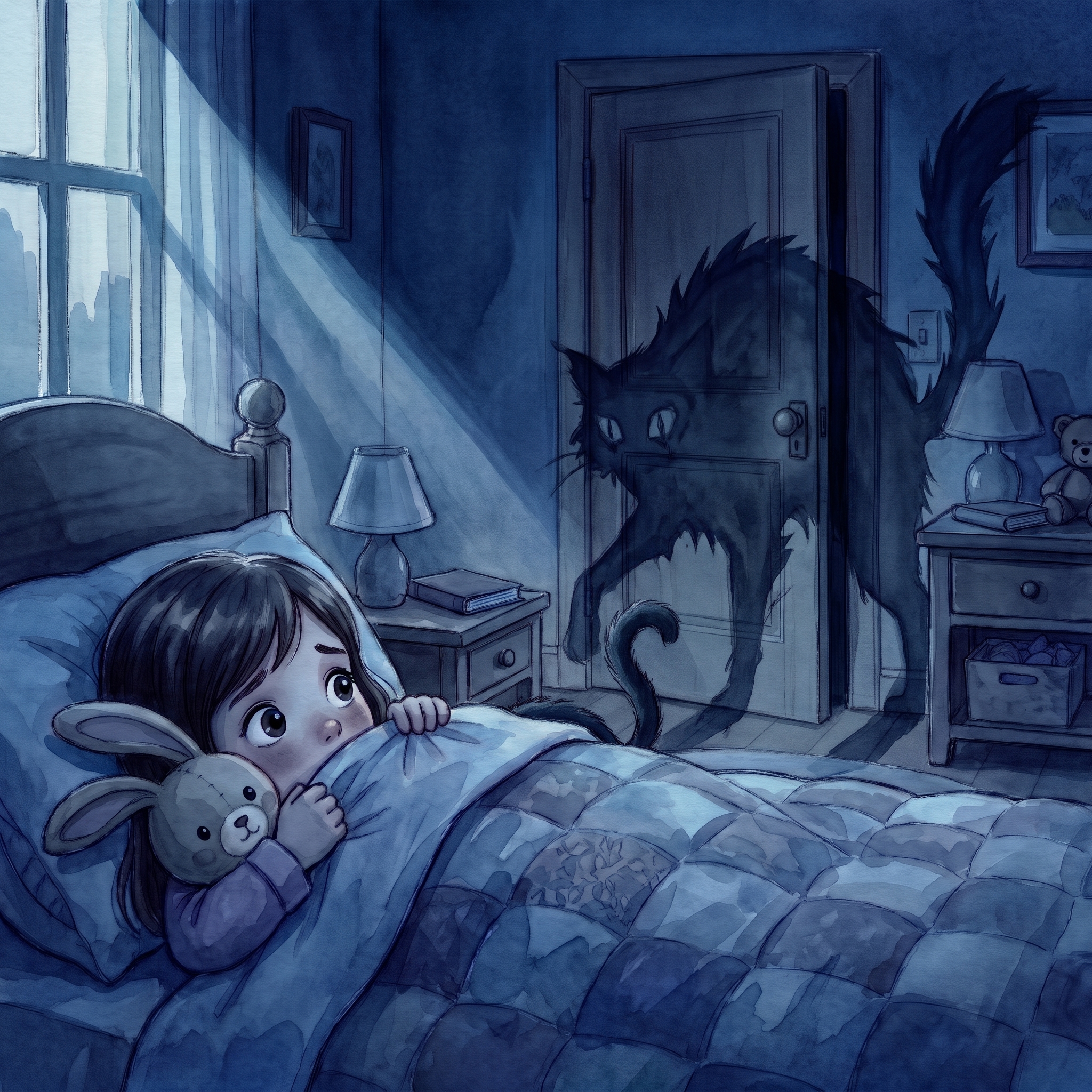 Illustration from Millie and the Midnight Monsters
