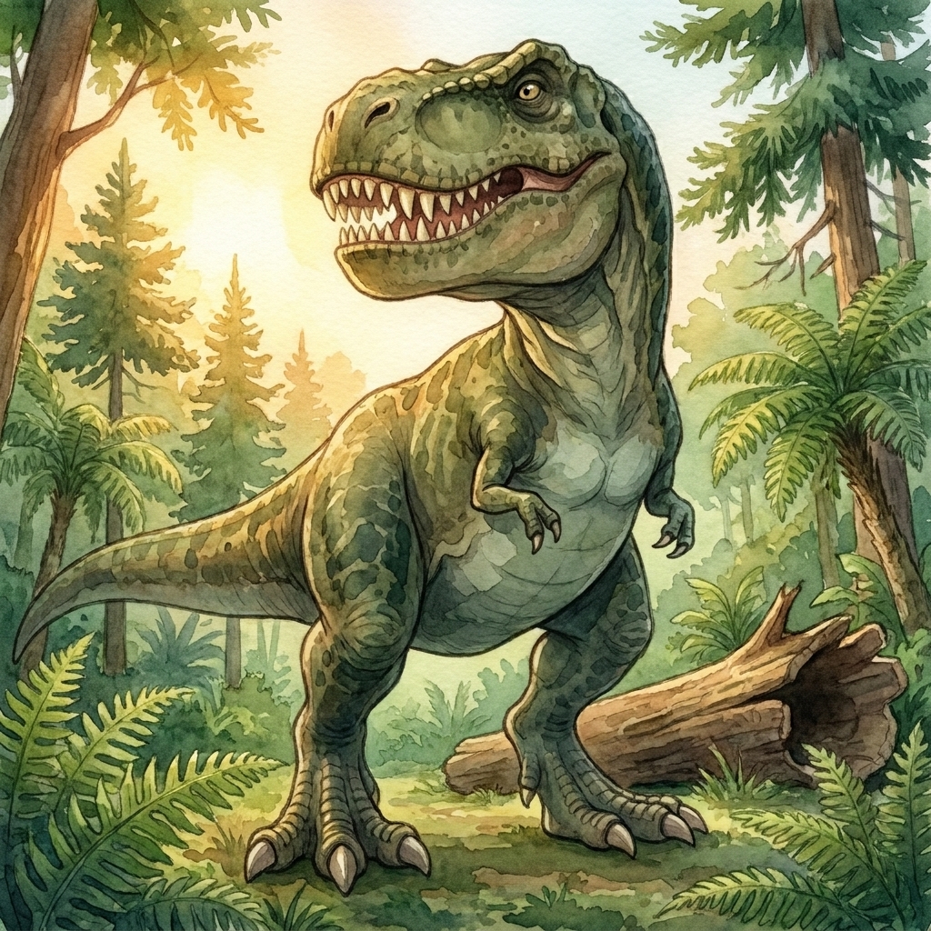 Illustration from T-Rex's Big Stomp