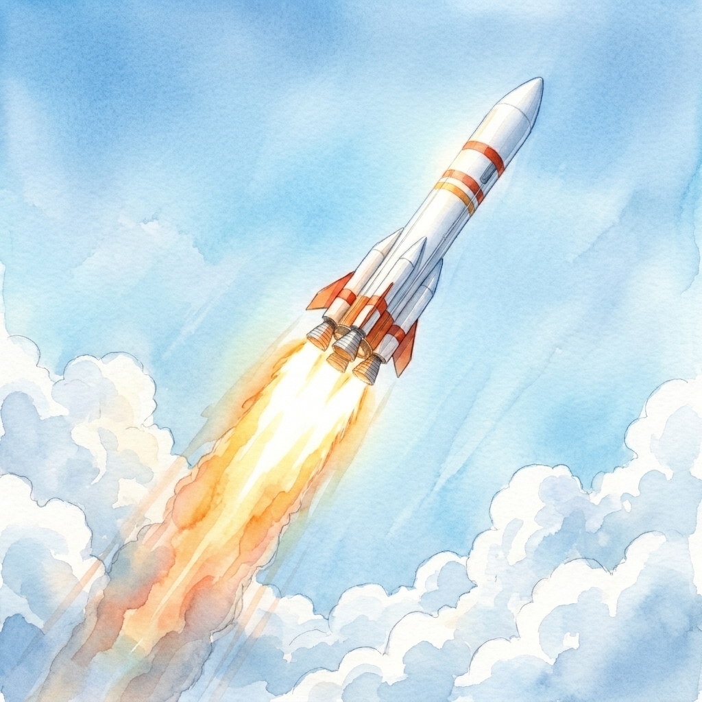 Illustration from Blast Off!