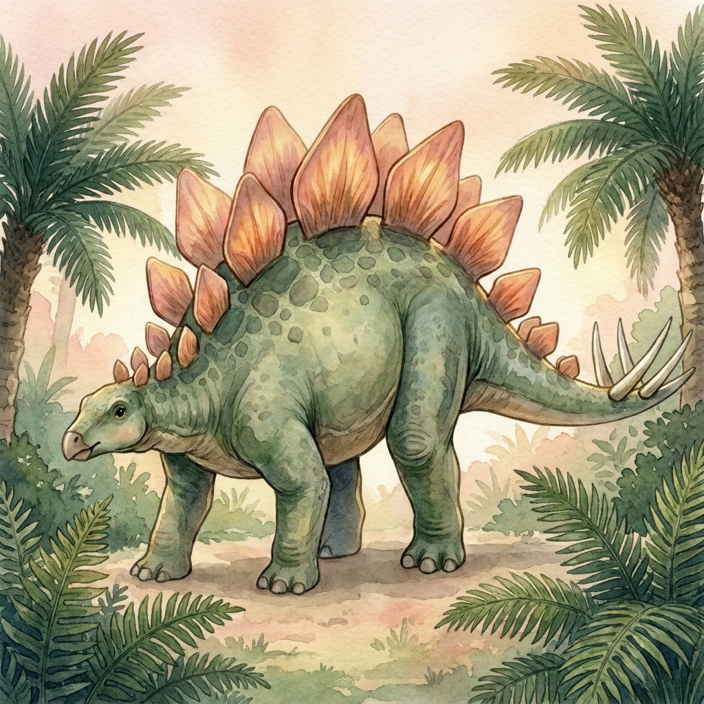 Illustration from Stegosaurus' Spiky Parade