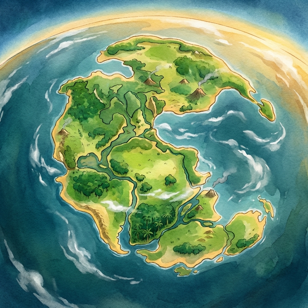 Illustration from When Dinosaurs Ruled the Earth
