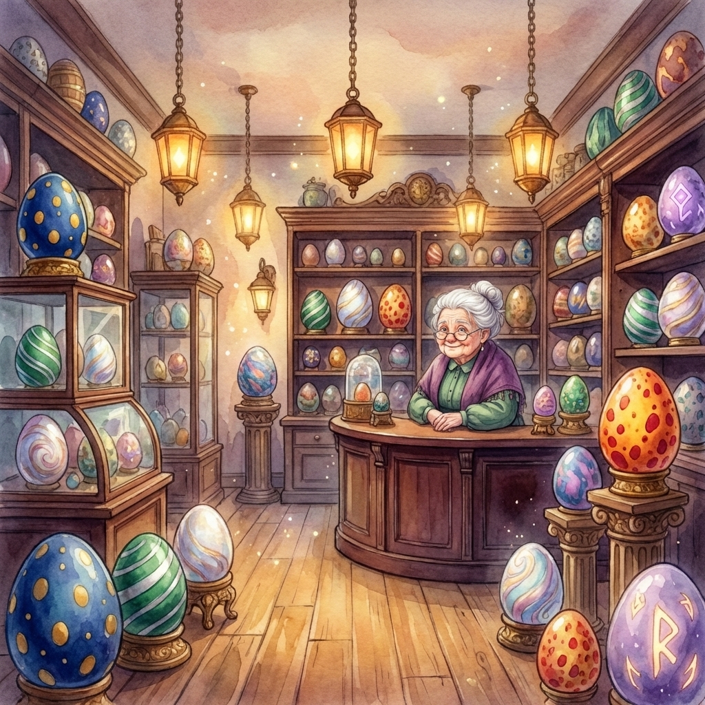 Illustration from The Magic Pet Shop