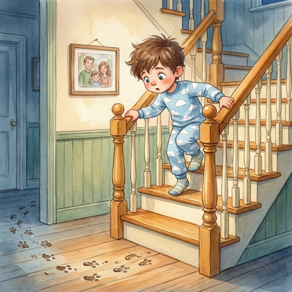 Illustration from Bunny in My House!
