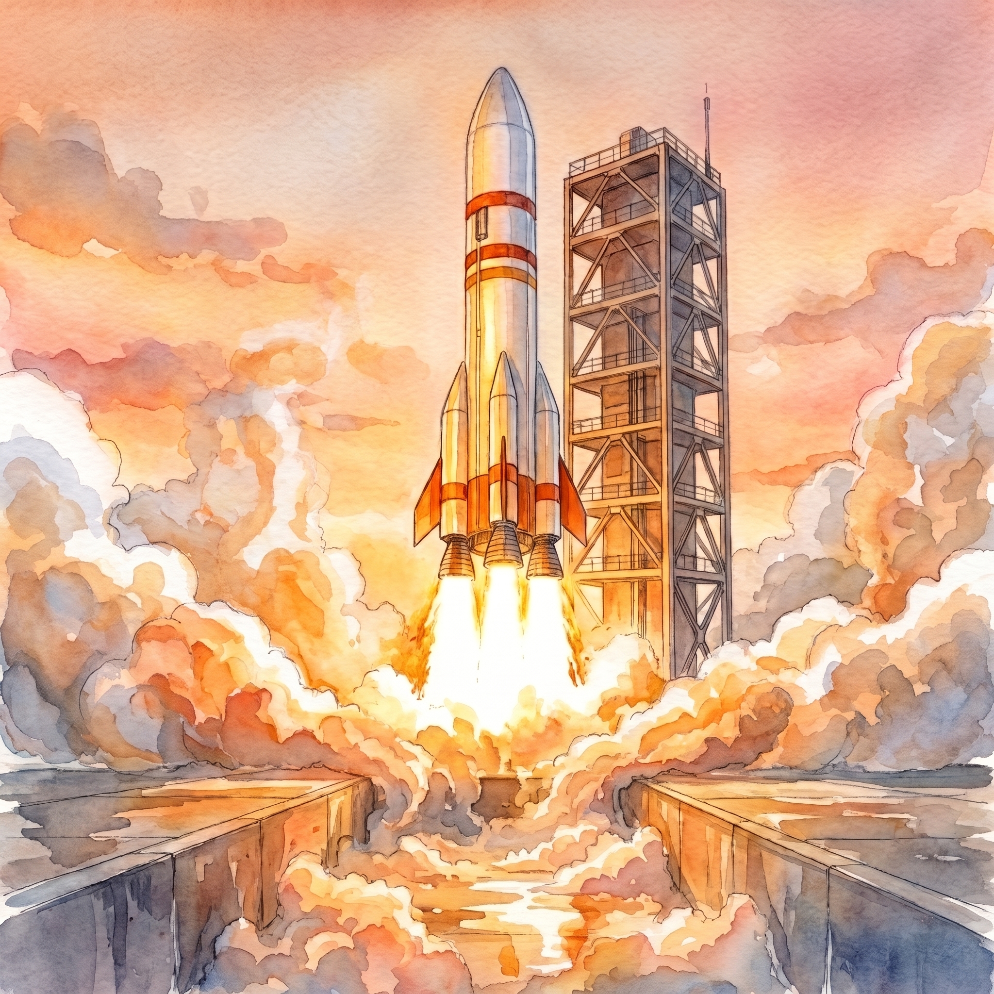 Illustration from Blast Off!
