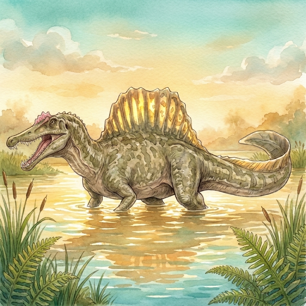 Spinosaurus' Towering Sail