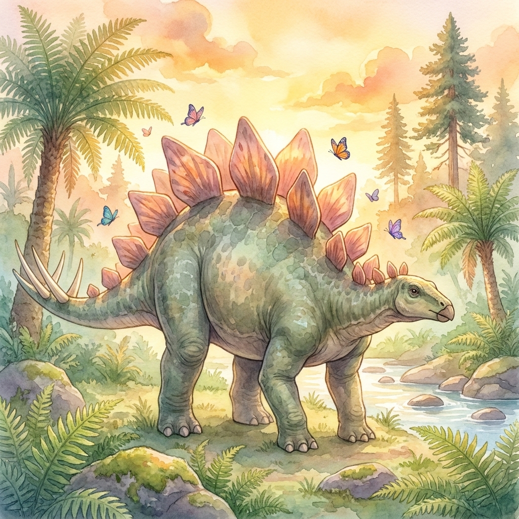 Stegosaurus' Spiky Parade