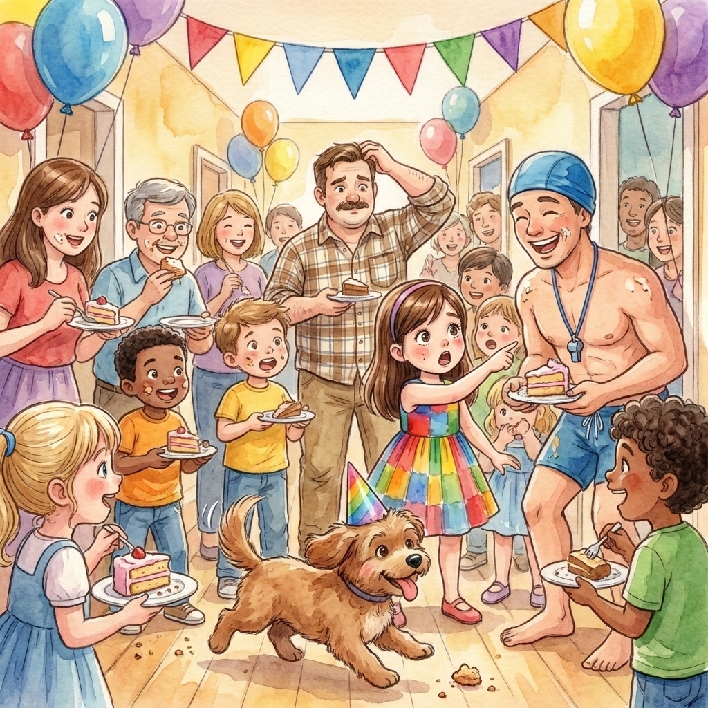 Illustration from Bella's Big Birthday Bash
