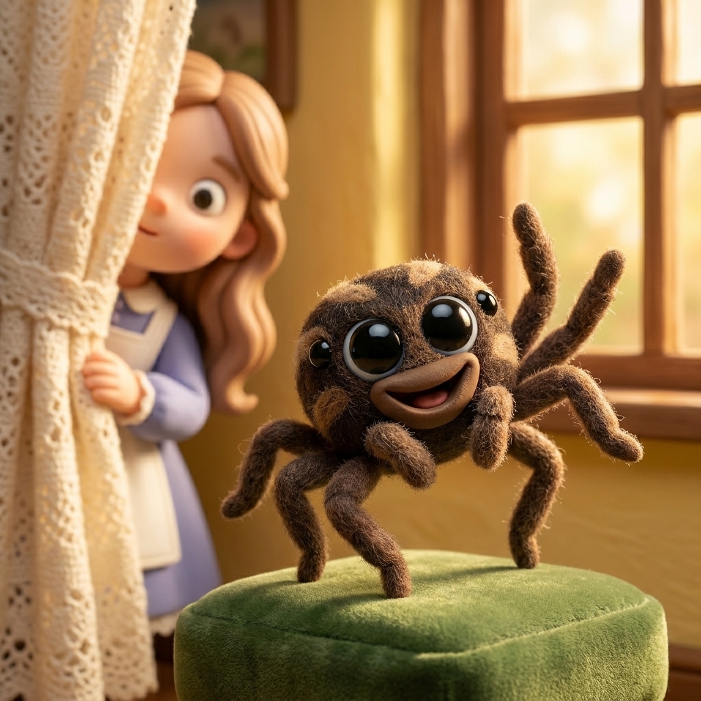 Illustration from Little Miss Muffet