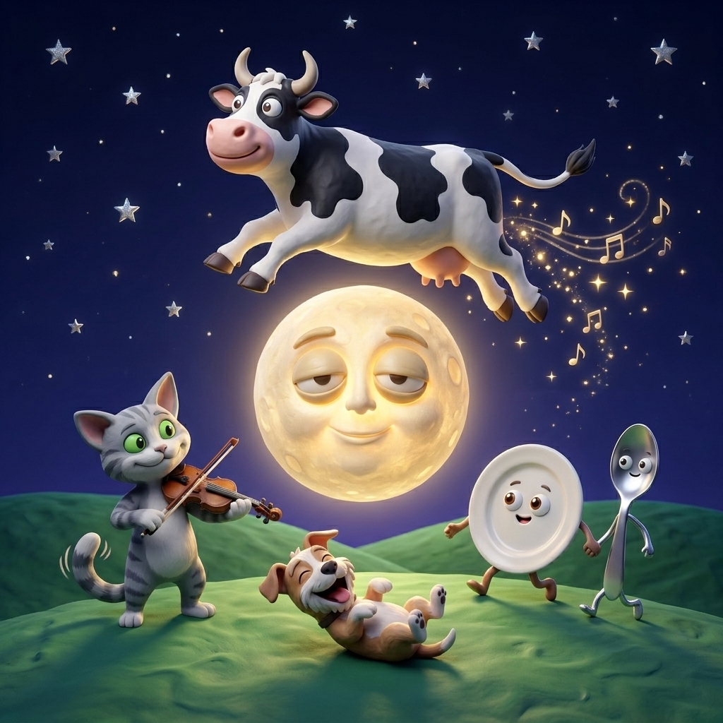 Illustration from Hey Diddle Diddle's Big Night