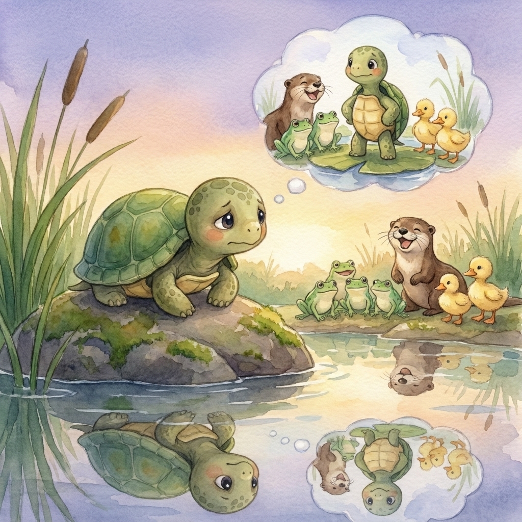 Illustration from Marlow and the Whispering Pond