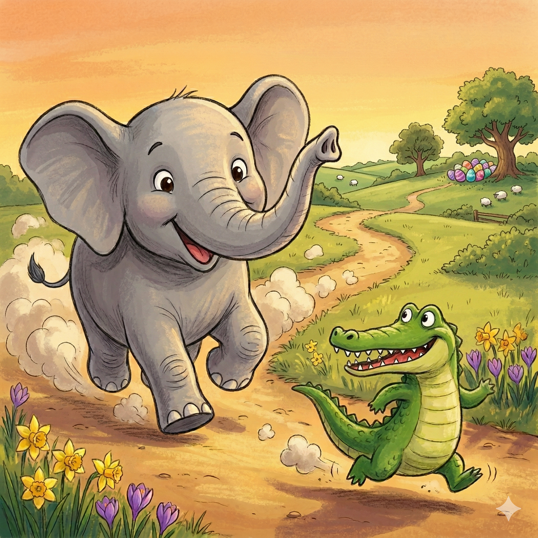 Illustration from That's NOT the Easter Bunny!