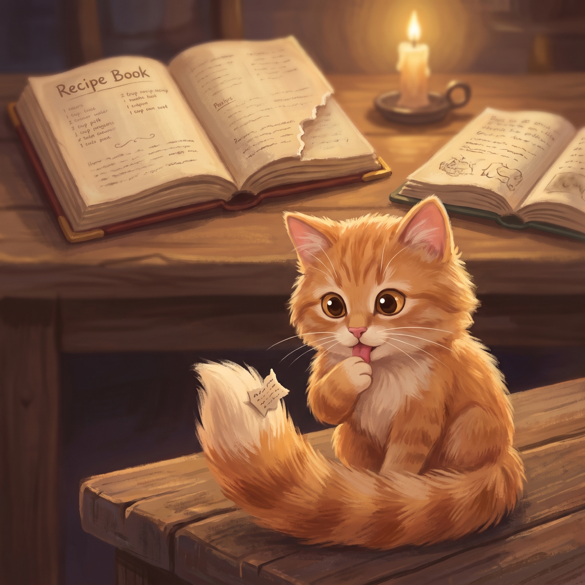 Illustration from The Little Witch's First Potion