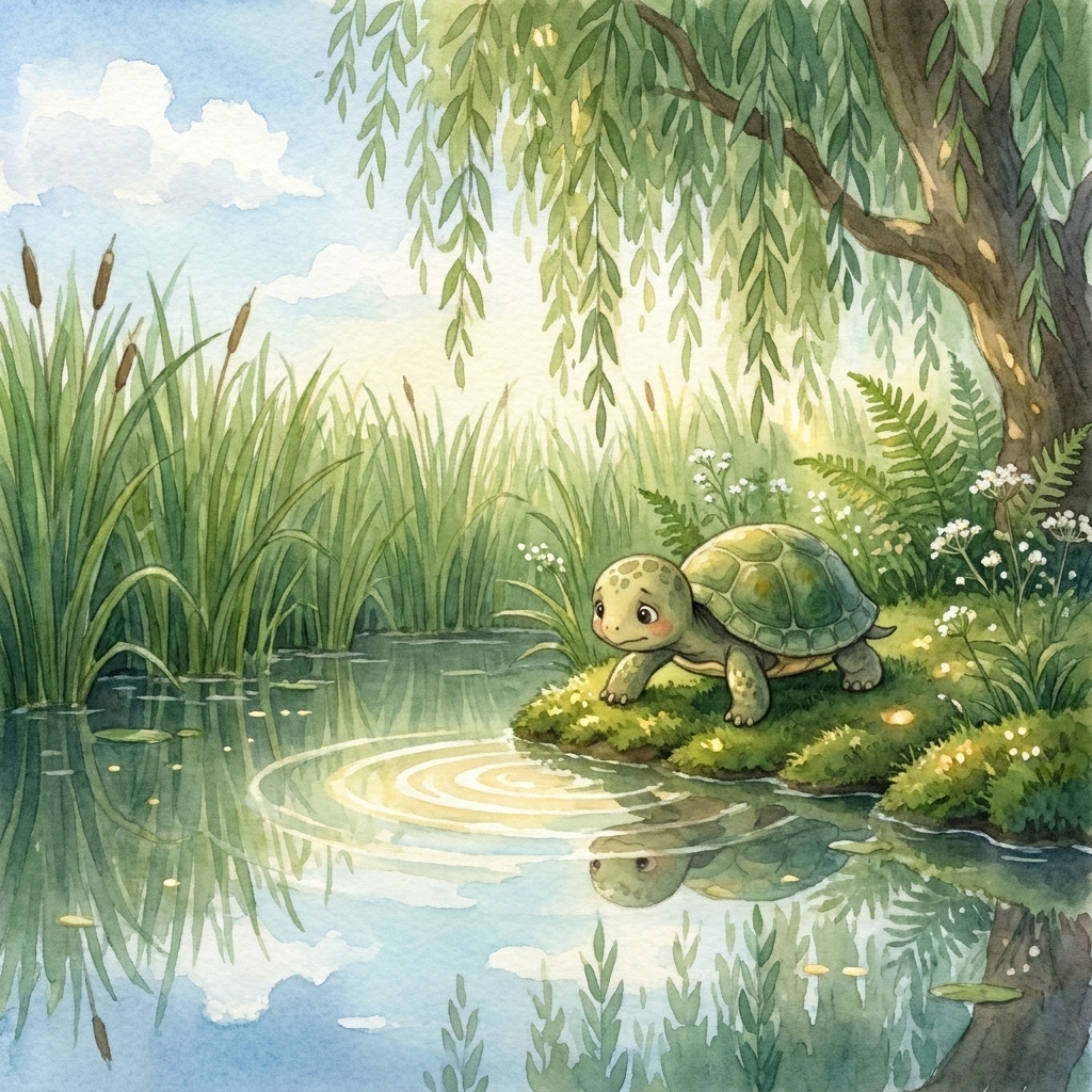 Illustration from Marlow and the Whispering Pond