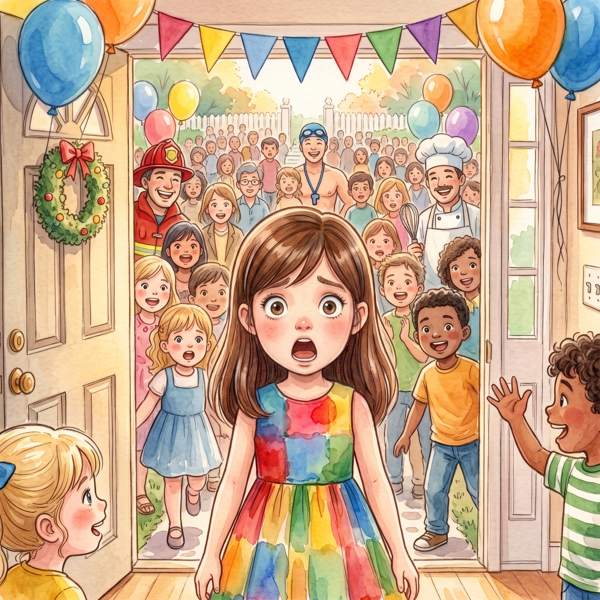 Illustration from Bella's Big Birthday Bash