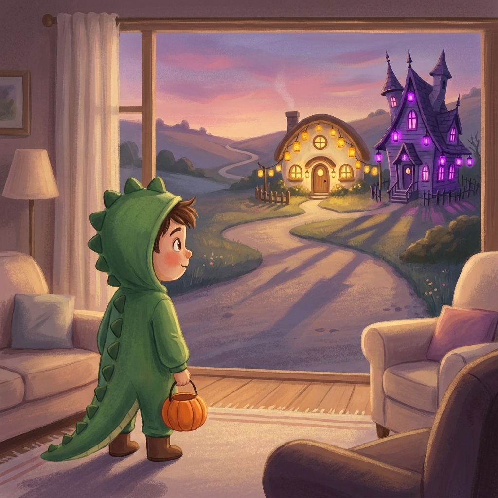 Illustration from The Magic Trick-or-Treat-Off