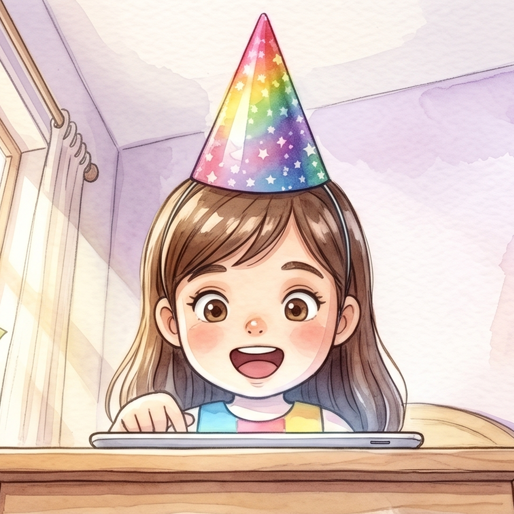 Illustration from Bella's Big Birthday Bash