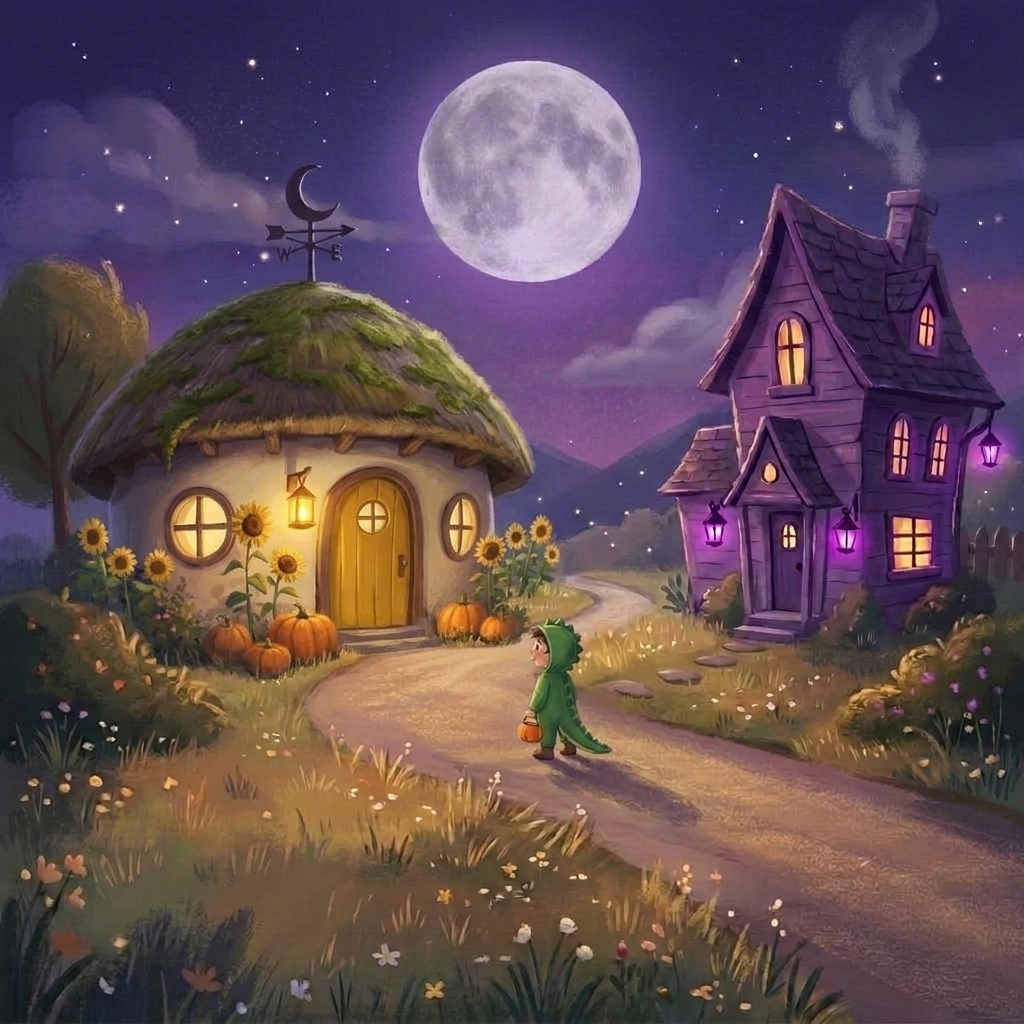 Illustration from The Magic Trick-or-Treat-Off