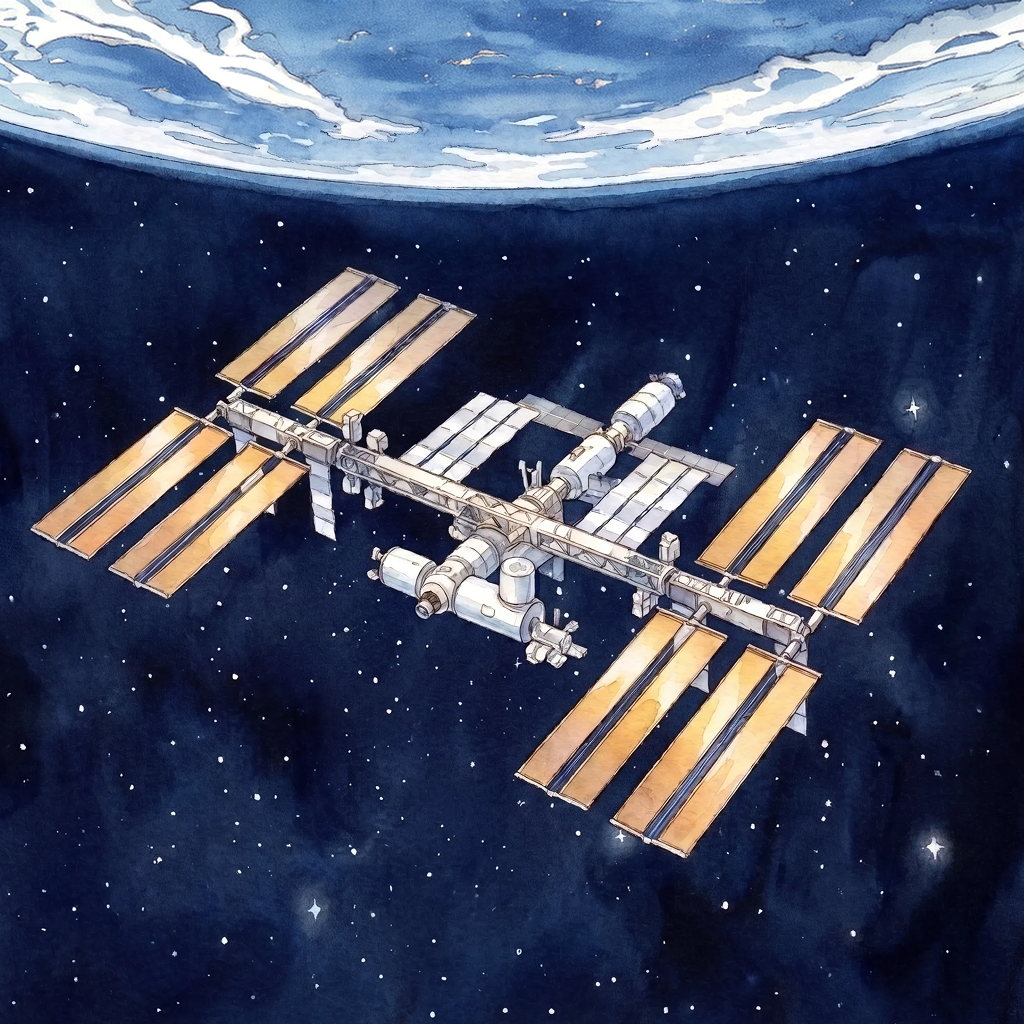 A Day on the Space Station