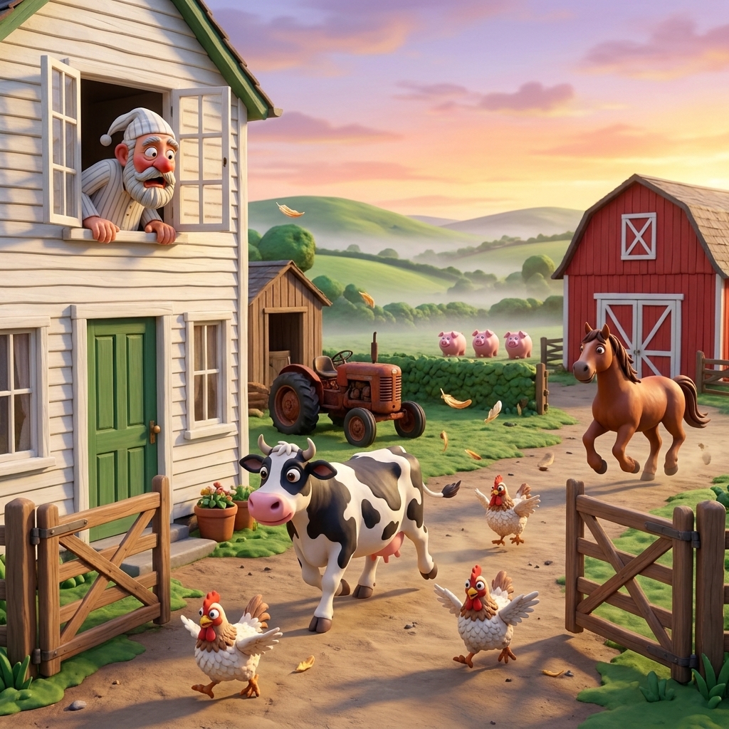 Illustration from Old MacDonald's Big Day
