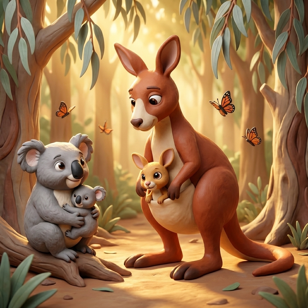 Illustration from An Australian Animal Adventure