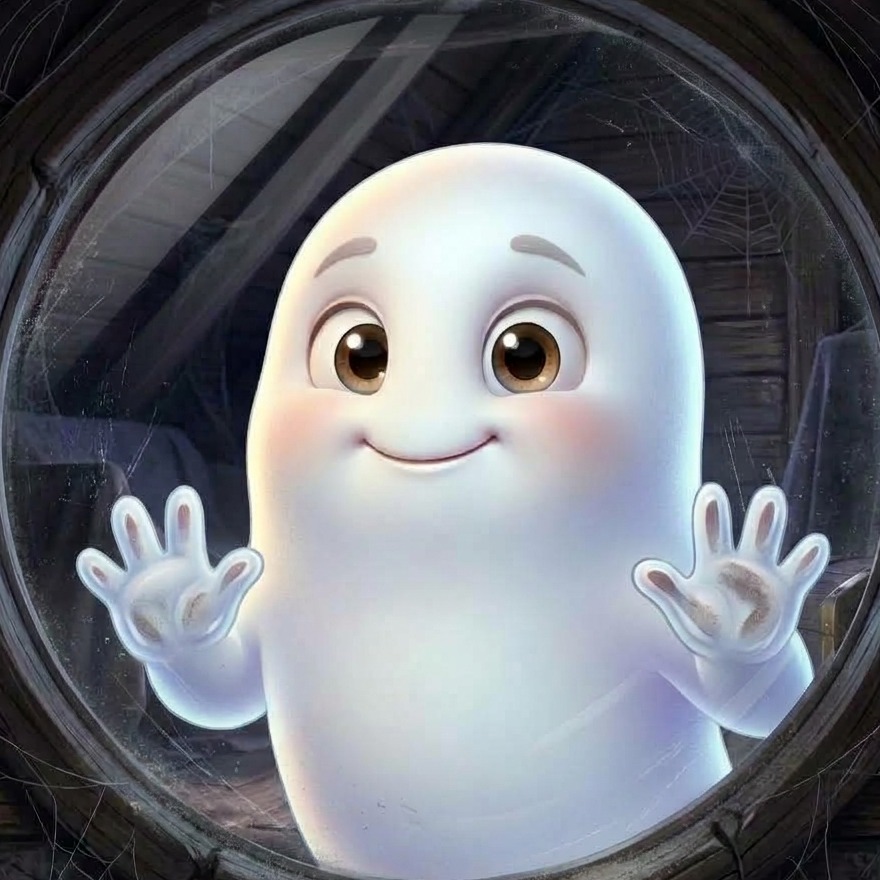 Illustration from The Ghost Next Door