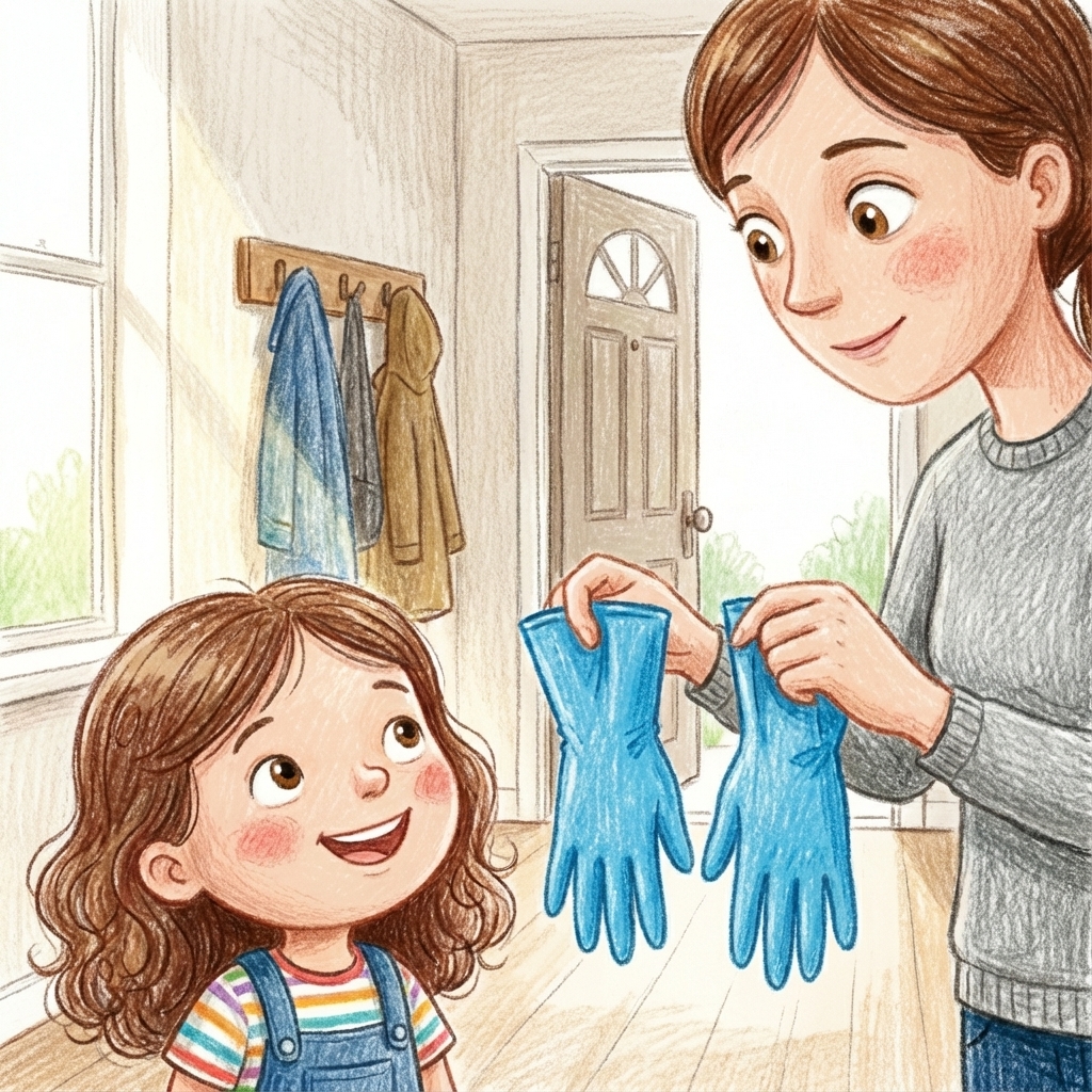 Illustration from Sarah's Street Clean-Up Adventure