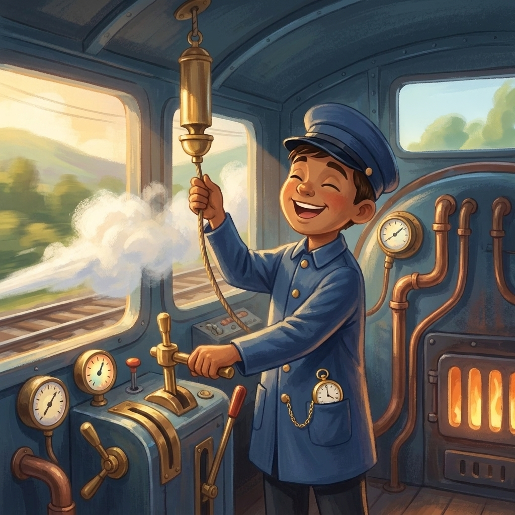 Illustration from The Bluebird Express