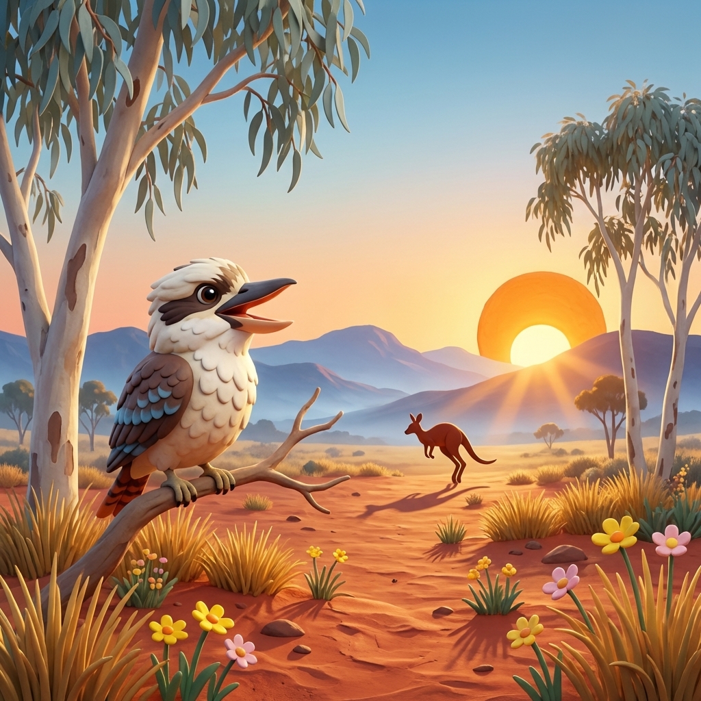 Illustration from An Australian Animal Adventure